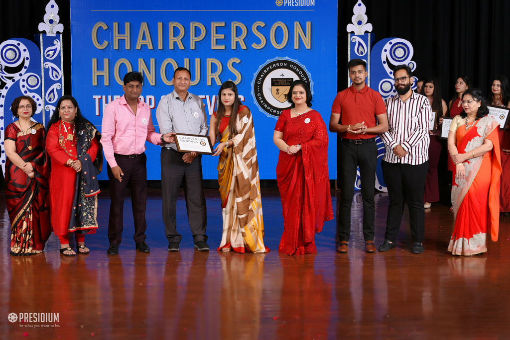 Presidium Rajnagar, CHAIRPERSON HONOURS’19: TEACHERS RECEIVE THE MOST PRESTIGIOUS HONOUR